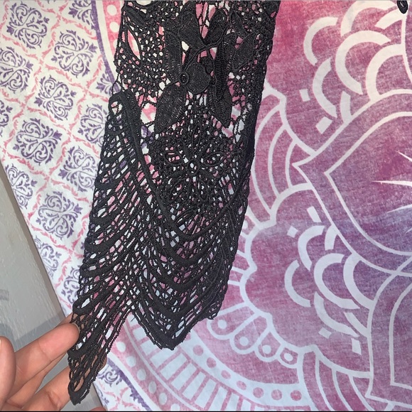 NWOT Thick Lace Long Sleeve Dress Shirt - Picture 3 of 7